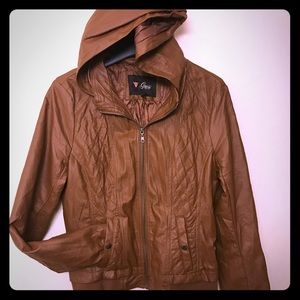 GUESS Faux-Leather Women’s Jacket